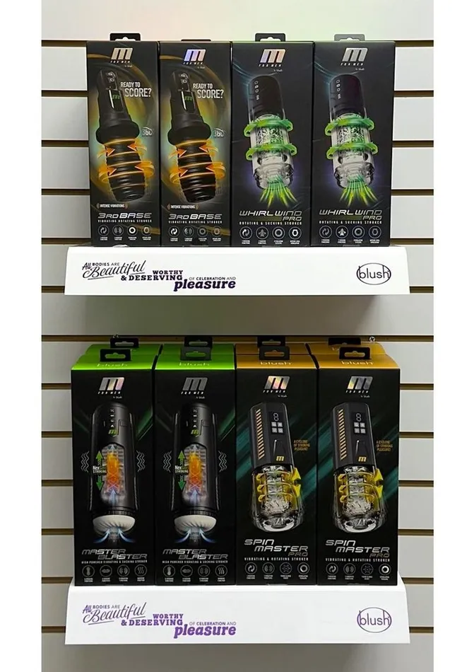 M for Men M For Men Auto Strokers Merchandising Kit Male Sex Toys