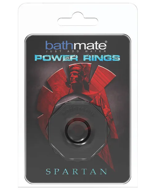 Male Sex Toys Bathmate Spartan Cock Ring Black Open Desires