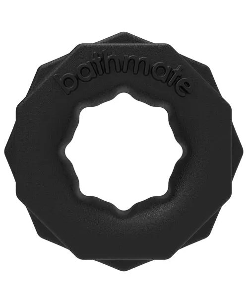 Male Sex Toys Bathmate Spartan Cock Ring Black Open Desires