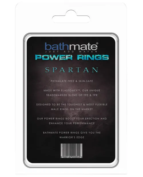 Male Sex Toys Bathmate Spartan Cock Ring Black Open Desires