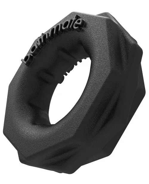 Male Sex Toys Bathmate Spartan Cock Ring Black Open Desires