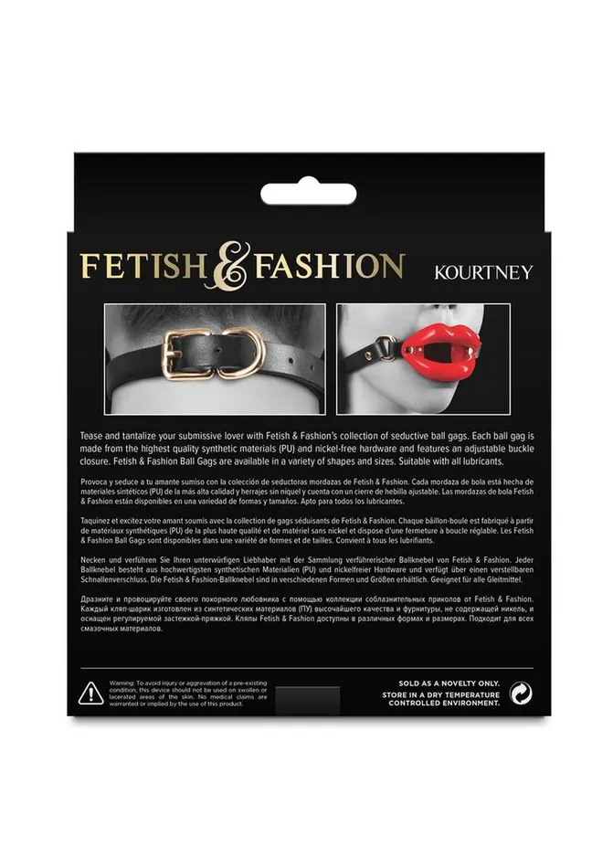 Male Sex Toys Fetish and Fashion Kourtney Silicone Ball Gag Fetish and Fashion