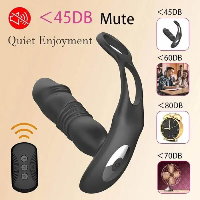 Male Sex Toys Inyarose Telescopic Massaging Prostate Stimulator