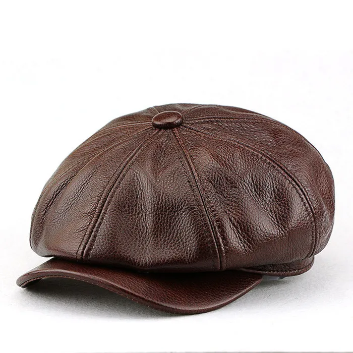 Male Sex Toys Kenmare Newsboy Head Layer Cowhide Cap mysite