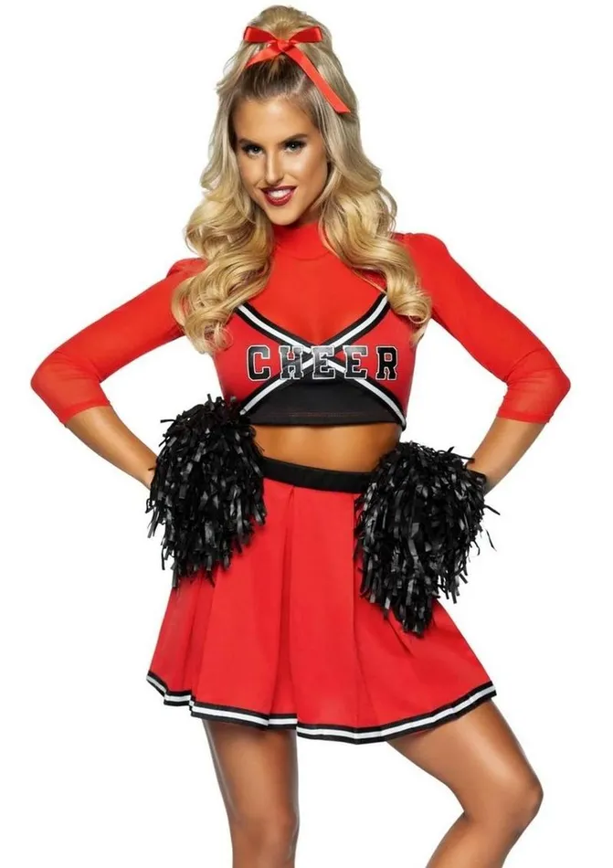Male Sex Toys Leg Avenue Leg Avenue Varsity Babe Set Crop Top with Cheer Logo Pleated Skirt and Pom Poms Male Sex Toys Leg Avenue Leg Avenue Varsity Babe Set Crop Top with Cheer Logo Pleated Skirt and Pom Poms