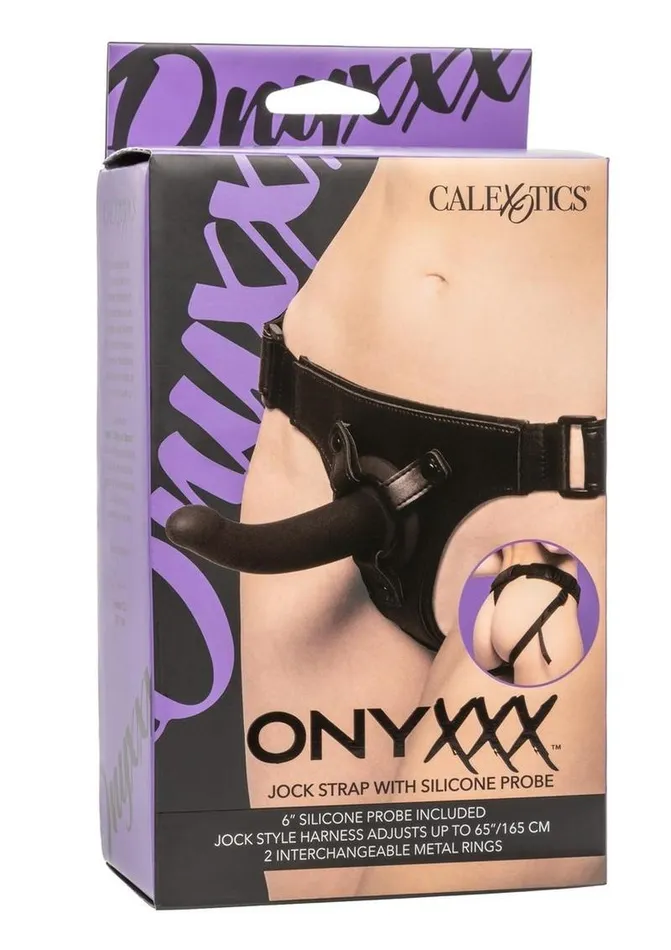 Male Sex Toys Onyxxx Onyxxx Jock Strap with Silicone Probe