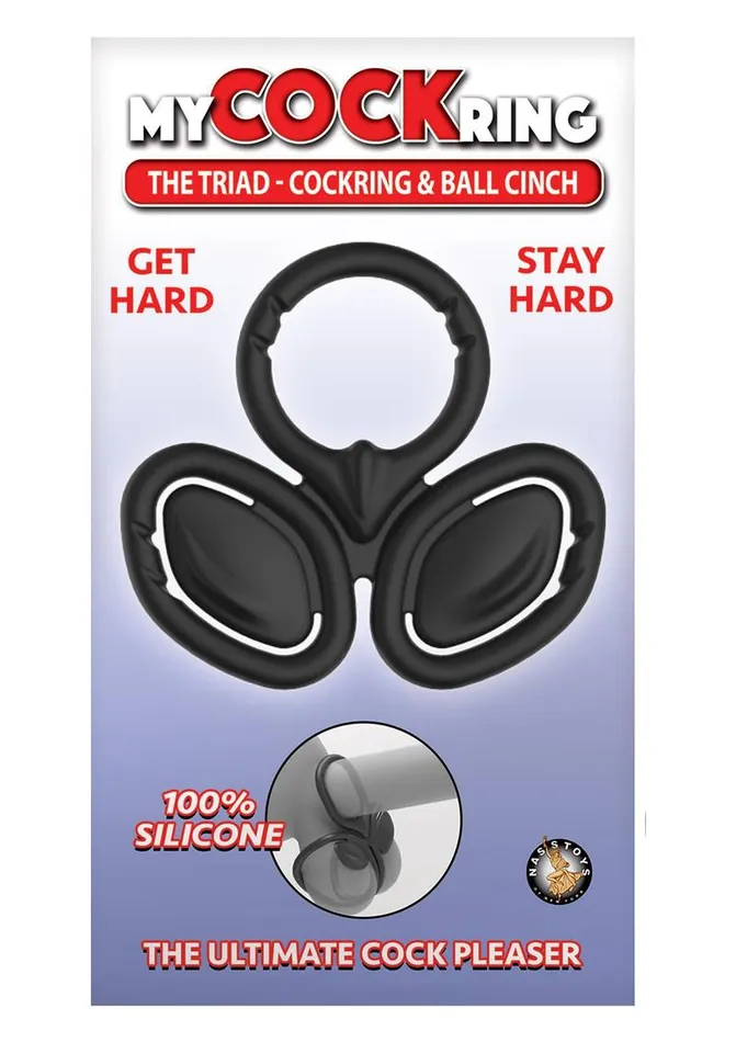 My Cockring Male Sex Toys My Cockring The Triad Silicone Cock Ring and Ball Cinch My Cockring Male Sex Toys My Cockring The Triad Silicone Cock Ring and Ball Cinch