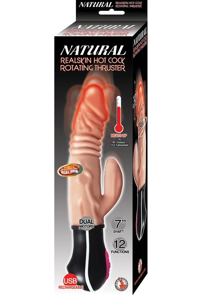 Natural Realskin Hot Cock Rotating Thruster Rechargeable Warming Vibrator Natural Female Sex Toys Natural Realskin Hot Cock Rotating Thruster Rechargeable Warming Vibrator Natural Female Sex Toys