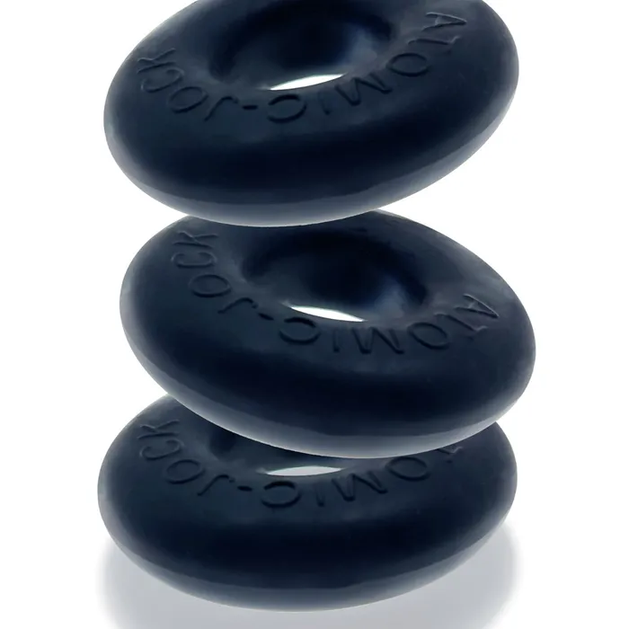 Oxballs Male Sex Toys Oxballs Ringer Plus Silicone Cock Ring 3 Pack Special Edition Night