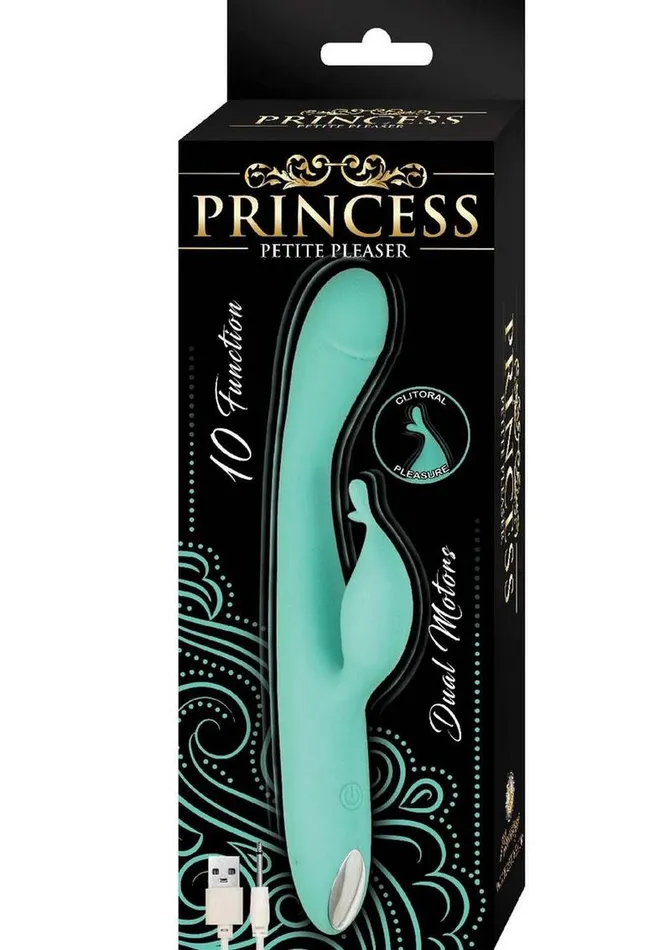 Princess Female Sex Toys Princess Petite Pleasure Silicone Rechargeable Dual Stimulating Vibrator
