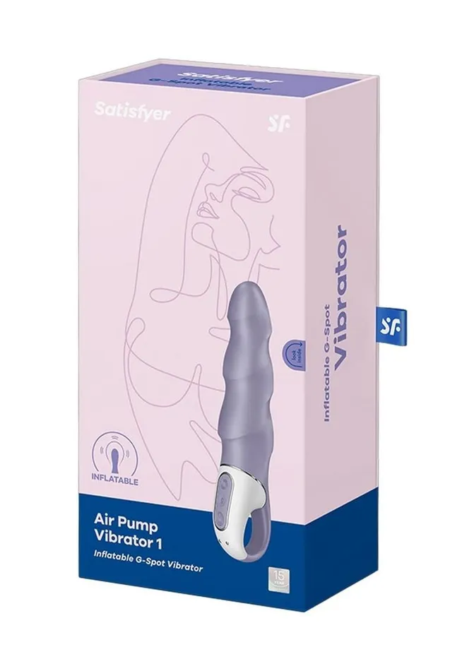 Satisfyer Air Pump Vibrator 1 Rechargeable Silicone Vibrator Satisfyer Female Sex Toys Satisfyer Air Pump Vibrator 1 Rechargeable Silicone Vibrator Satisfyer Female Sex Toys