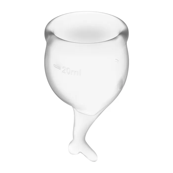 Satisfyer Feel Secure Menstrual Cups Clear Satisfyer Vibrators