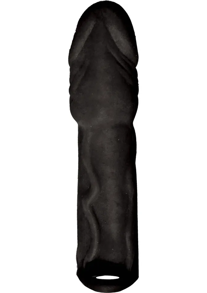 Skinsations Black Diamond Husky Lover Extension Sleeve with Scrotum Strap Skinsations Male Sex Toys Skinsations Black Diamond Husky Lover Extension Sleeve with Scrotum Strap Skinsations Male Sex Toys