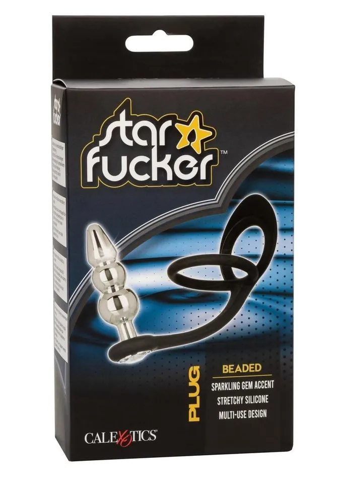 Star Fucker Anal Star Fucker Beaded Plug Silicone Dual Enhancer