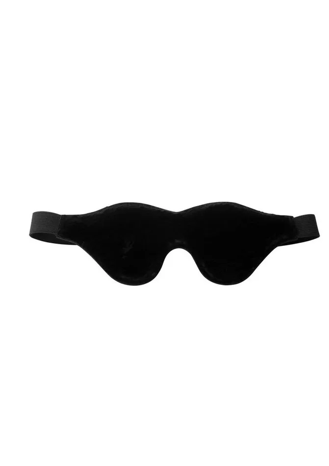 STRICT Anal Strict Black Fleece Lined Blindfold