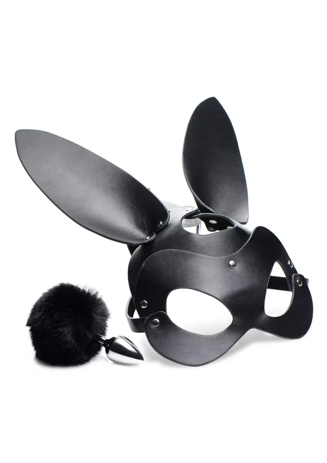 TAILZ Male Sex Toys Tailz Bunny Tail Anal Plug and Mask