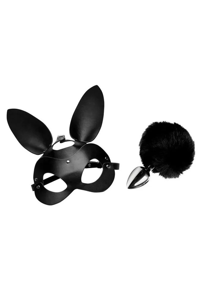 TAILZ Male Sex Toys Tailz Bunny Tail Anal Plug and Mask
