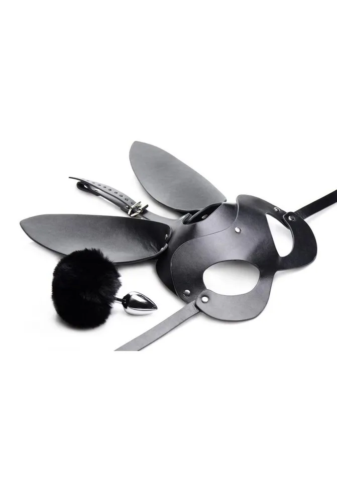 TAILZ Male Sex Toys Tailz Bunny Tail Anal Plug and Mask