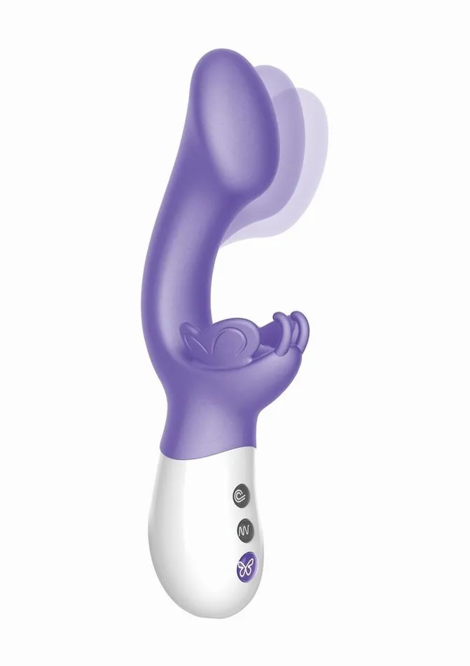 The Rabbit Company Female Sex Toys The Come Hither GKiss Butterfly Silicone Rechargeable Rabbit Vibrator