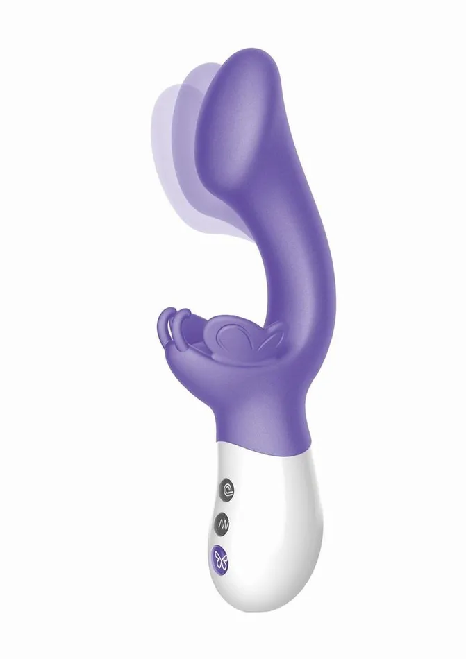 The Rabbit Company Female Sex Toys The Come Hither GKiss Butterfly Silicone Rechargeable Rabbit Vibrator