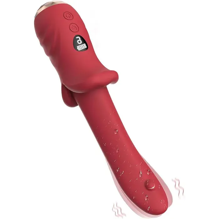 Tongue Vibrator with LCD Display Inyarose Female Sex Toys