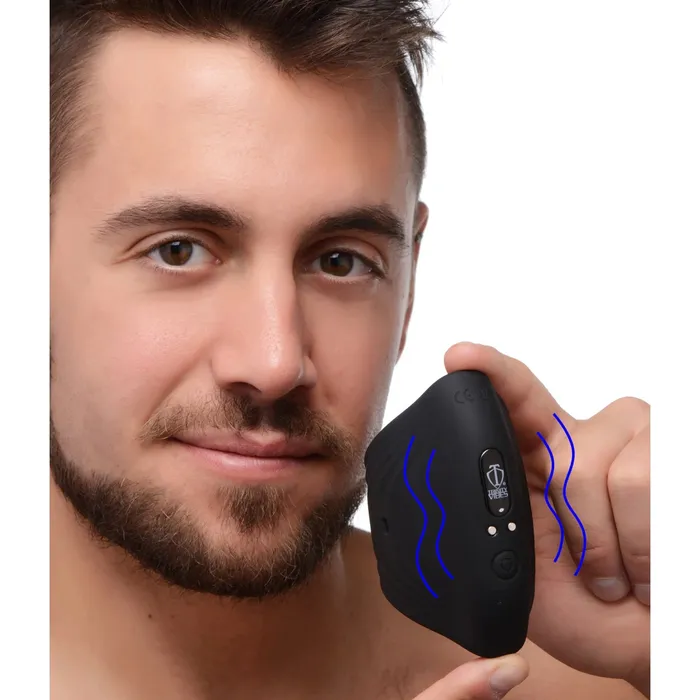 Trinity For Men Trinity For Men 10X Pleasure Stroke Vibrating Silicone Penis Sleeve Black Male Sex Toys Trinity For Men Trinity For Men 10X Pleasure Stroke Vibrating Silicone Penis Sleeve Black Male Sex Toys