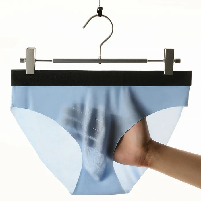 Versaley New Ice Silk Seamless Solid Color Mens Brief Female Sex Toys