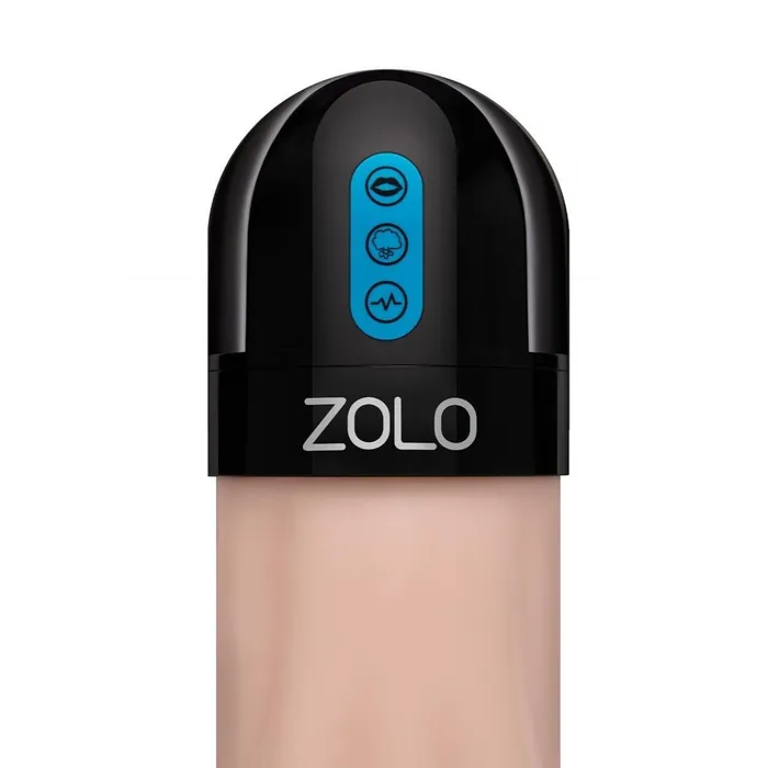 Zolo Male Sex Toys Zolo Gawk Gawk Deep Throat Sucking Vibrating Masturbator Pink