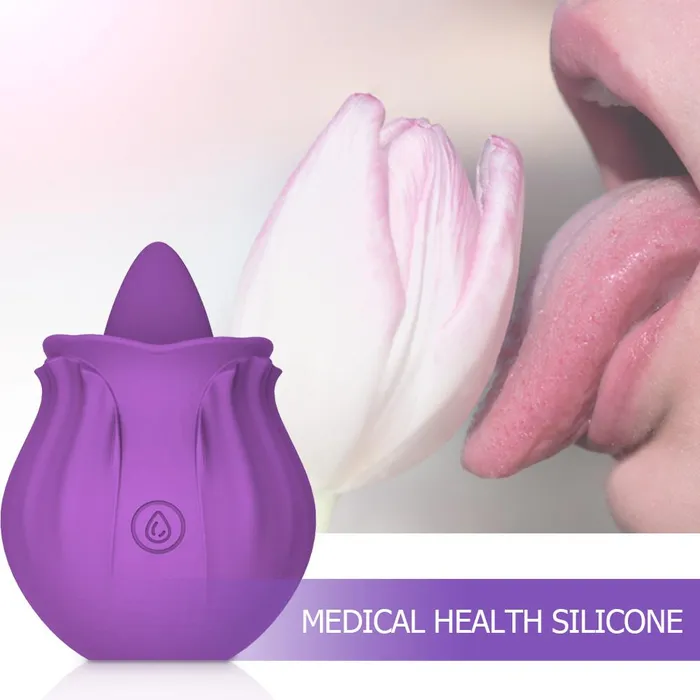 ADLTOYFUN Female Sex Toys TULIP Mini Tongue Vibrator