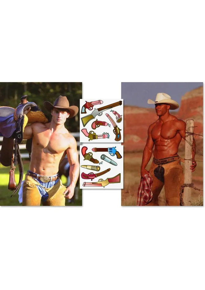 Adult Party and Games Female Sex Toys Pin The Pistol On The Cowboy Game