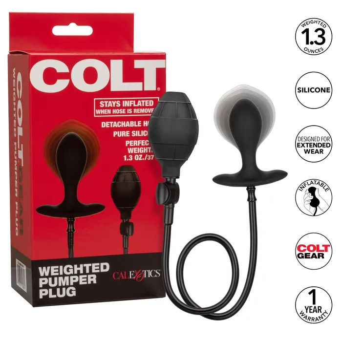 Anal CalExotics Colt Weighted Pumper Plug Anal CalExotics Colt Weighted Pumper Plug