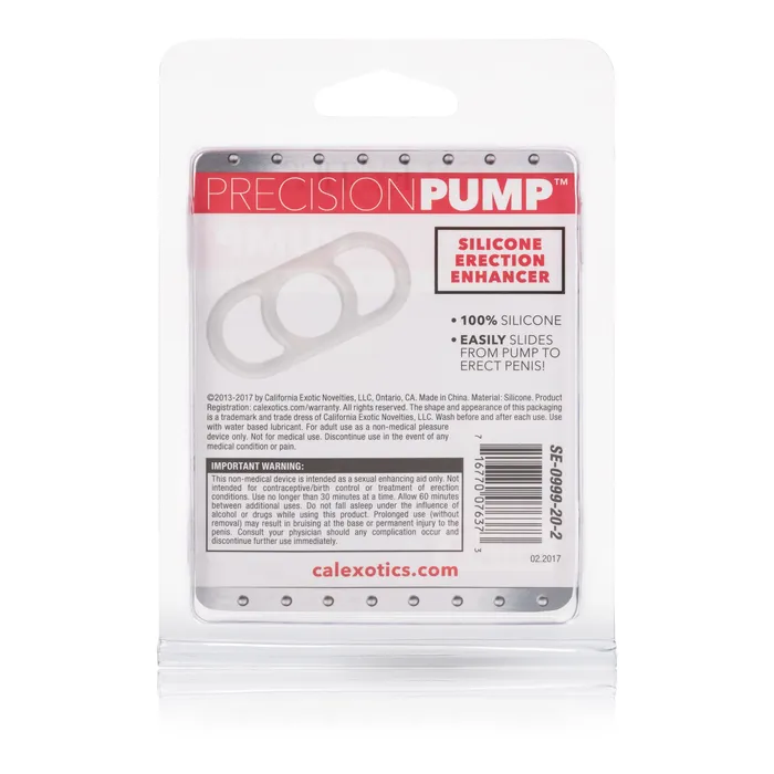 Anal CalExotics Precision Pump Silicone Erection Enhancer Clear Anal CalExotics Precision Pump Silicone Erection Enhancer Clear