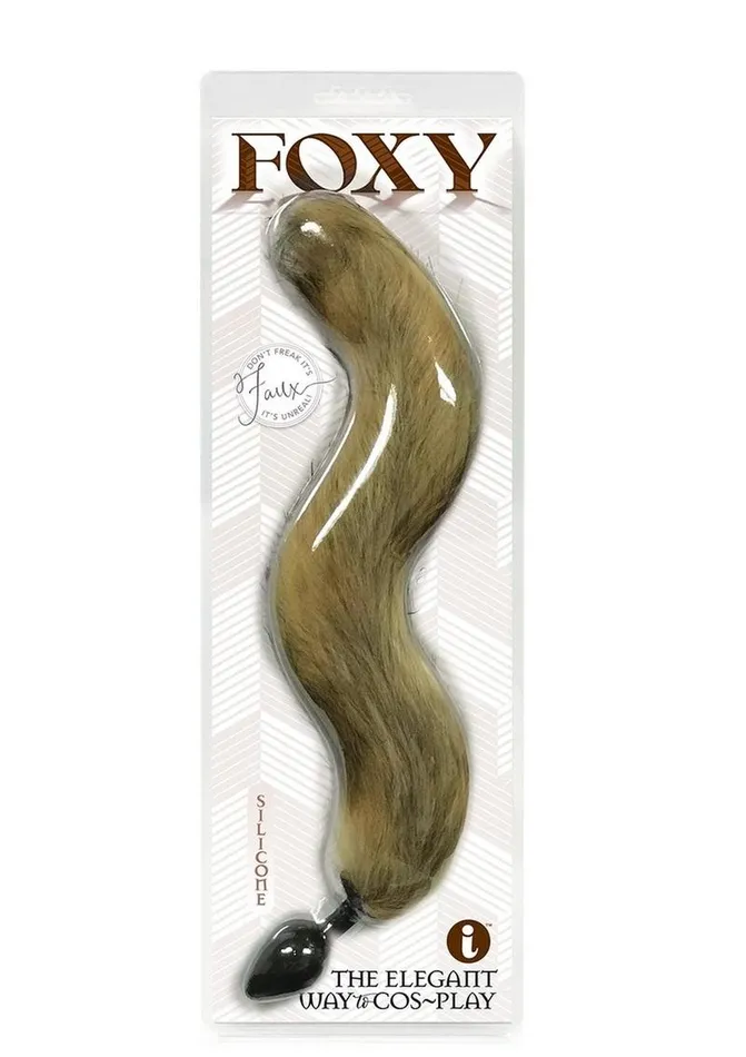 Anal Foxy Silicone Fox Tail Butt Plug Foxy