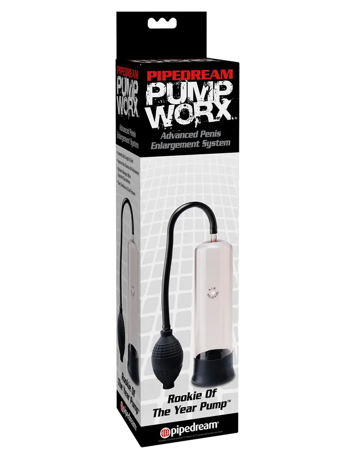 Anal Pipedream Pump Worx Rookie of the Year Pump Black Anal Pipedream Pump Worx Rookie of the Year Pump Black