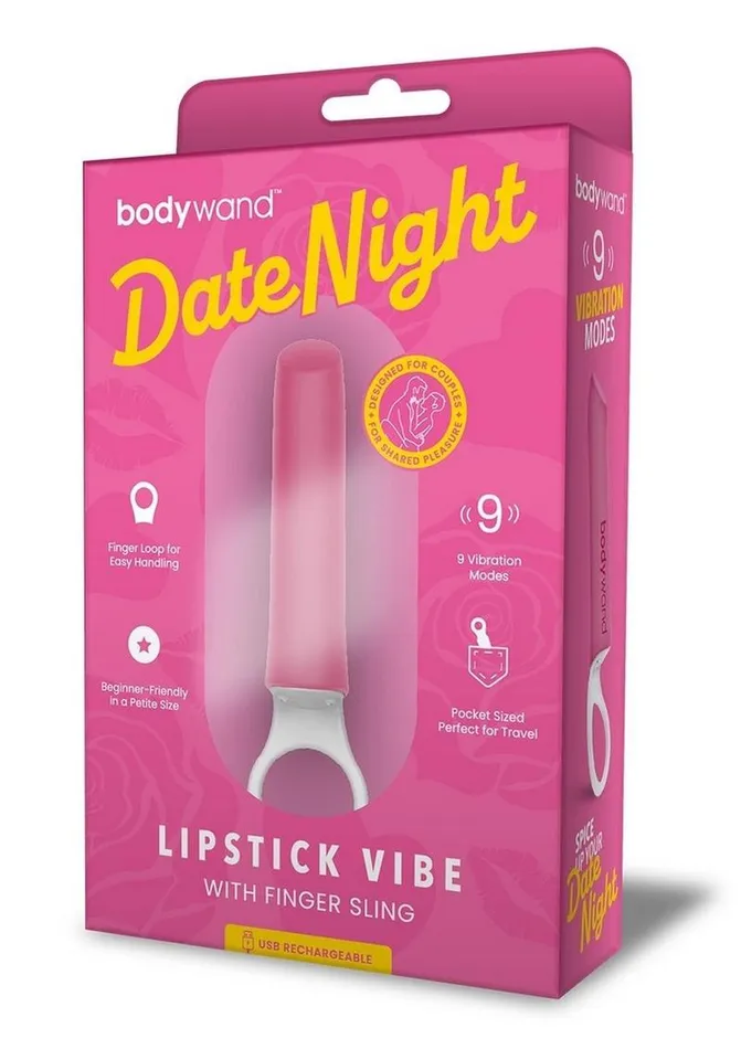 Bodywand Date Night Rechargeable Silicone Lipstick Vibrator Bodywand Female Sex Toys Bodywand Date Night Rechargeable Silicone Lipstick Vibrator Bodywand Female Sex Toys