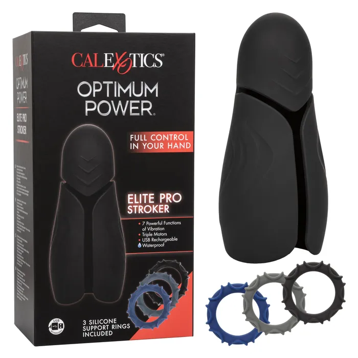 CalExotics Male Sex Toys Optimum Power Elite Pro Stroker CalExotics Male Sex Toys Optimum Power Elite Pro Stroker