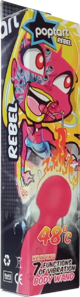 Celebrity Knights Vibrators Rechargable Warming Body Wand Rebel Pink