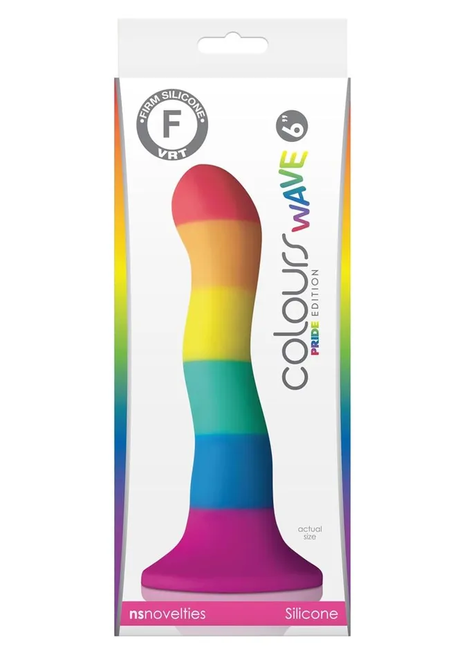 Colours Pride Edition Wave Silicone Dildo Colours Female Sex Toys Colours Pride Edition Wave Silicone Dildo Colours Female Sex Toys