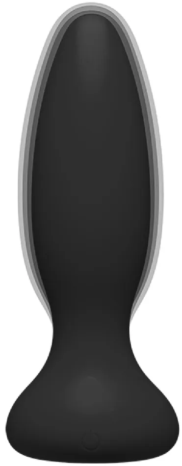 Doc Johnson Anal Vibe Experienced Rechargeable Silicone Anal Plug With Remote Black