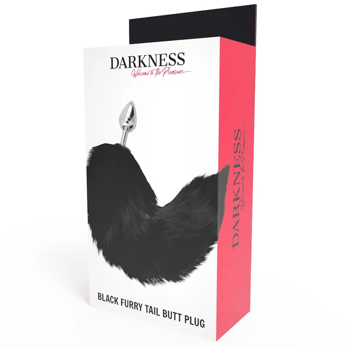 Dreamlove Spain Black Tail Butt Plug Faux fur 34cm Anal