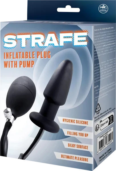 Excellent Power Male Sex Toys Inflatable Plug with Pumps