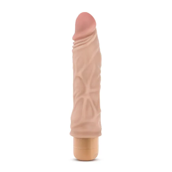Female Sex Toys Dr Skin Cock Vibe 10 85in Vibrating Cock Beige Blush