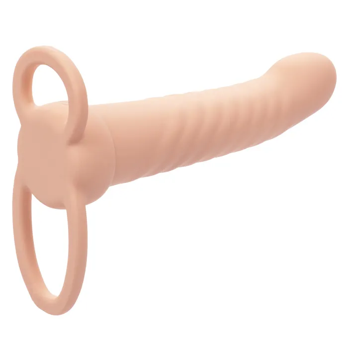 Female Sex Toys Performance Maxx Rechargeable Ribbed Dual Penetrator Ivory CalExotics Female Sex Toys Performance Maxx Rechargeable Ribbed Dual Penetrator Ivory CalExotics