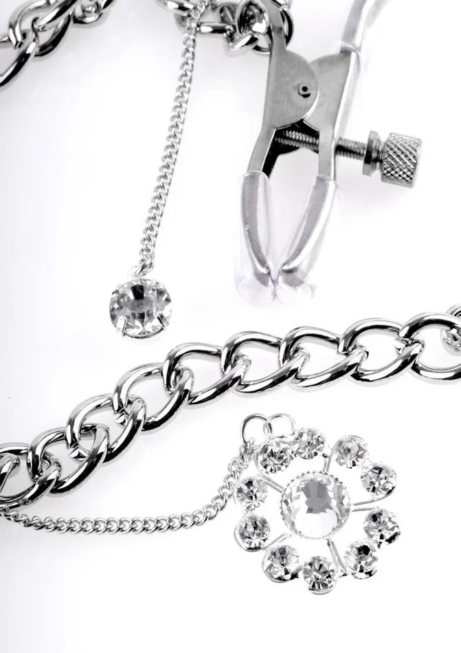 Fetish Fantasy Series Crystal Nipple Clamps Fetish Fantasy Series Female Sex Toys Fetish Fantasy Series Crystal Nipple Clamps Fetish Fantasy Series Female Sex Toys