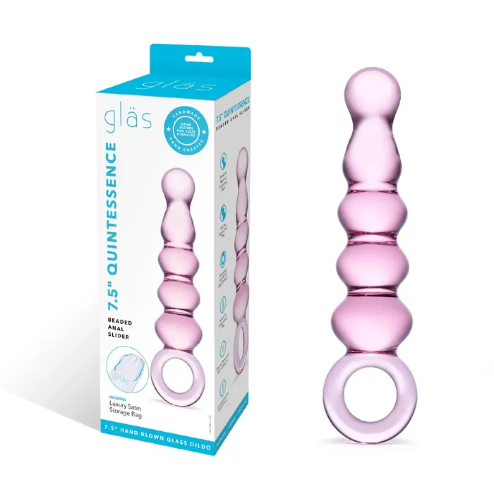 Glas Quintessence Beaded Anal Slider Anal Glas Quintessence Beaded Anal Slider Anal