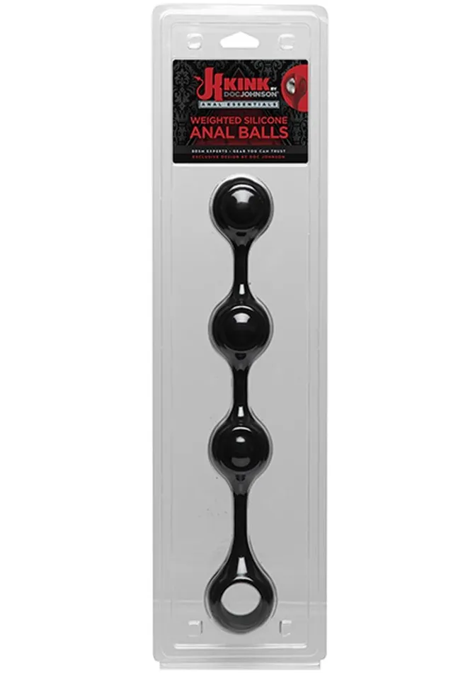 Kink Kink Anal Essentials Weighted Silicone Beaded Anal Balls Anal