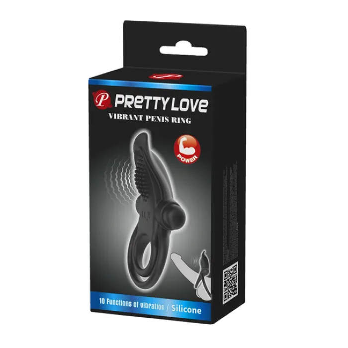 Male Sex Toys Vibrant Penis Ring Black Pretty Love