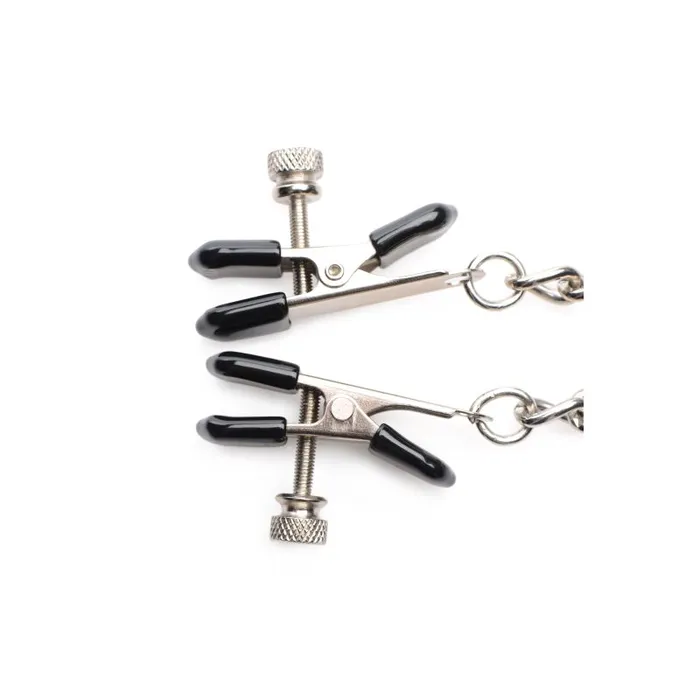 Master Series Titty Taunter Nipple Clamps w Weighted Bead Female Sex Toys