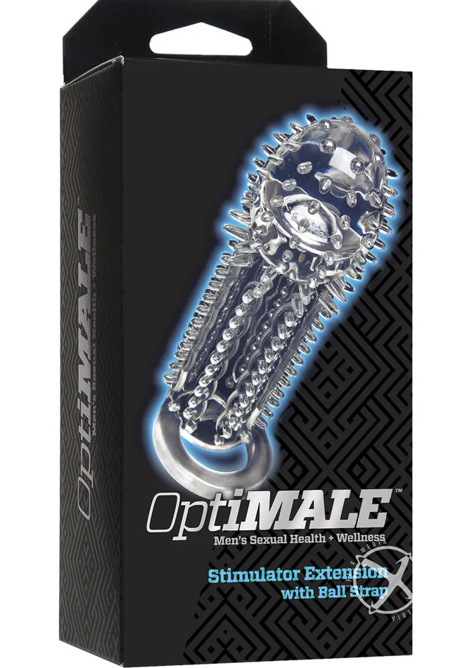 Optimale Stimulator Extension with Ball Strap OptiMALE Male Sex Toys