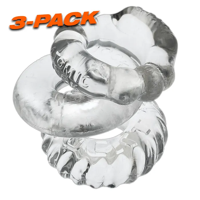 Oxballs Anal Bonemaker 3Pack Boner Rings Clear Oxballs Anal Bonemaker 3Pack Boner Rings Clear
